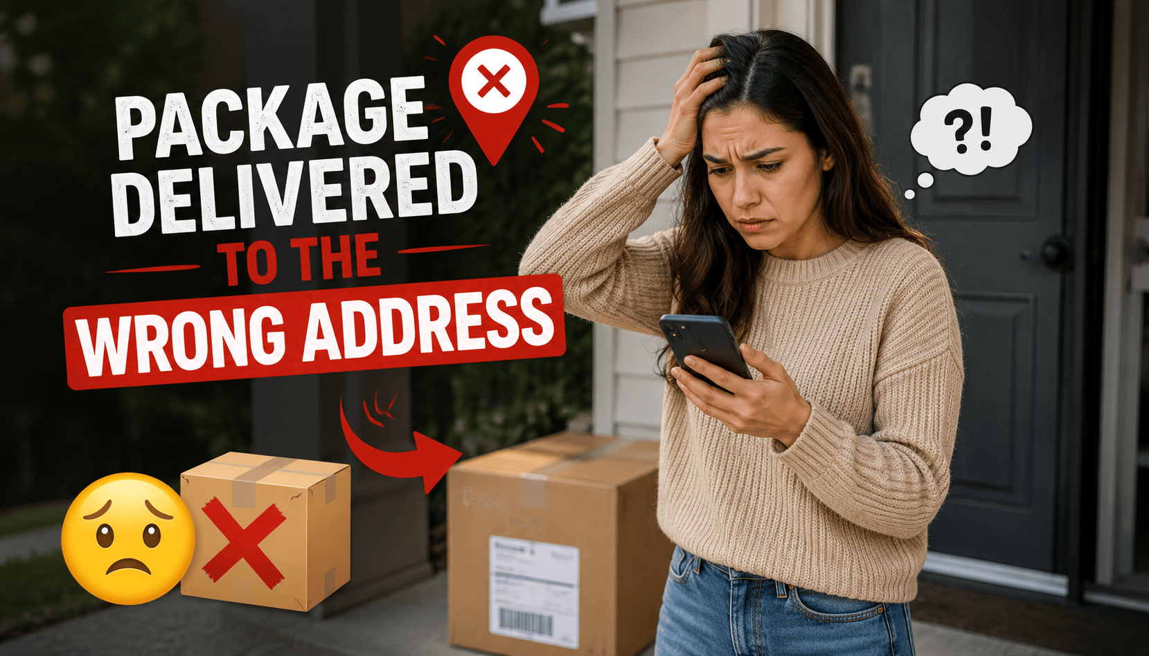 Package Delivered to the Wrong Address? Who to Call and Who Pays
