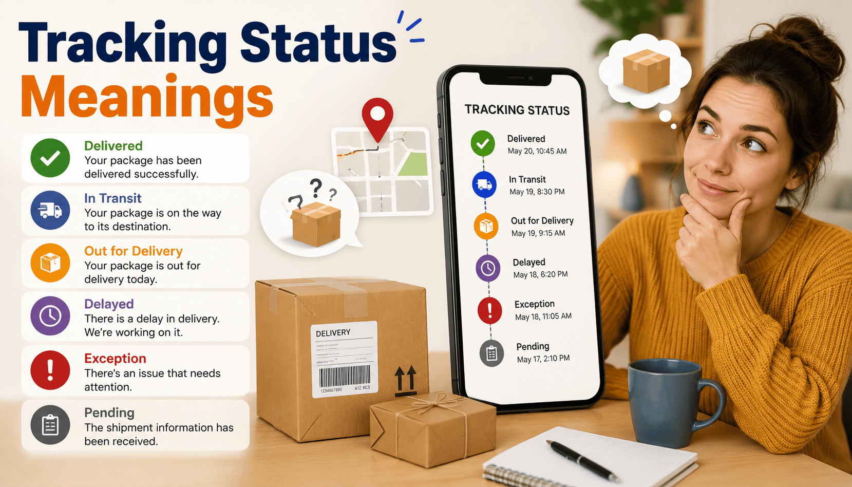 Tracking Status Meanings: Every Common Package Status, Decoded